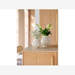 Mors - Flame Vase 19 cm Hvid