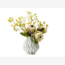 Mors - Flame Vase 23 cm Hvid