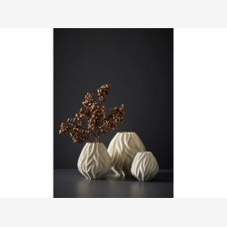 Mors - Flame Vase 23 cm Hvid