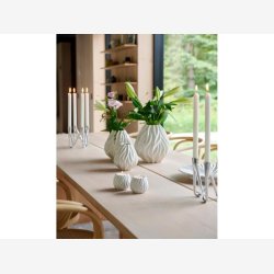 Mors - Flame Vase 23 cm Hvid