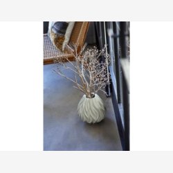 Mors - Flame Vase 23 cm Hvid