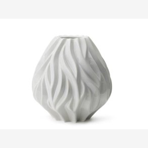 Mors - Flame Vase 23 cm Hvid