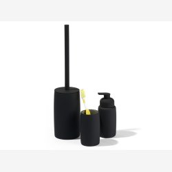 Sdahl - toiletbrste Mono sort m/rubber coat