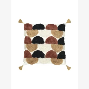 Svanefors pudebetrk tuftet m/kvaster kanel 45x45cm. 