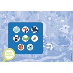 Auzou - "S�g og find" puslespil 24 brk. Jungledyr