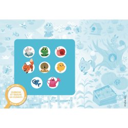 Auzou - "S�g og find" puslespil 24 brk. Farver