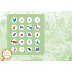 Auzou - "S�g og find" puslespil 54 brk. Dinosaurer