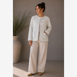 Marta Du Chateau - MdcAvril Jakke m. blomster Bl� 