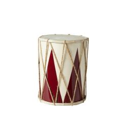 Speedtsberg - Tromme m. Mnster 19x24cm, Rd og Hvide - Flere varianter