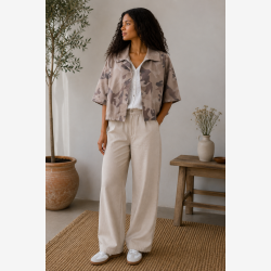 Marta Du Chateau - MdcQuartz Jakke Beige camo Onesize