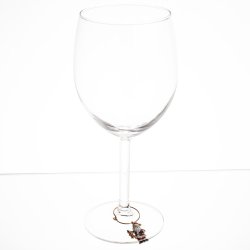 Vinglas Markrer/Charms m/Julemotiver 6 Stk.