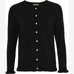 Ofelia - Aja Strik Cardigan Sort