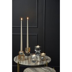 Speedtsberg - Krystal lysestage mrkegr H12cm.