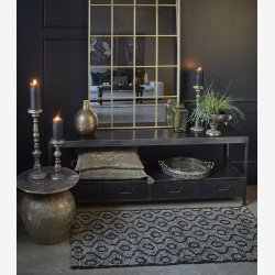 Speedtsberg vase i grnt glas H25 cm.