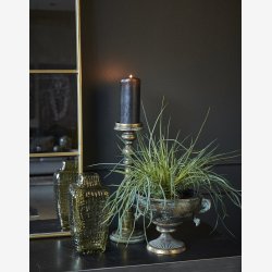 Speedtsberg vase i grnt glas H25 cm.