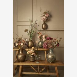 Speedtsberg kunstig pon brndt lilla L64 cm.