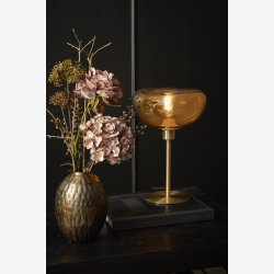 Speedtsberg bordlampe m/glasskrm i Amber D: 26 H: 34cm. 