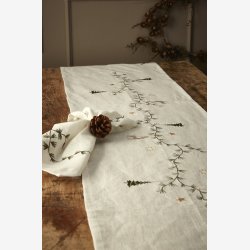 Speedtsberg - juledug m/broderi 140x360 cm. 