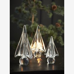 Speedtsberg juletr i glas H: 18cm. 