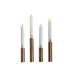 Adventstal til lys, messing