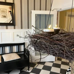 SNOREN - Lysholder i rget eg til adventsring.