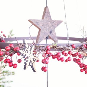 SNOREN - Vandret ring 40 cm m/4 huller