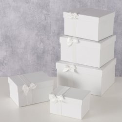 Gave�ske Hvid med sl�jfe - flere st�rrelser