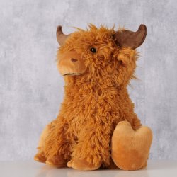 Drstopper Okse "Bente" H: 23 B: 21 cm. Polyester 