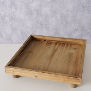 Firkantet Bakke Kinesisk delgran H: 8 B: 38,2 L: 38,2 cm