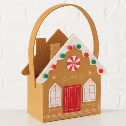 Gavepose Honningkagehus B: 18 D: 9 H: 19,5 cm. Polyester