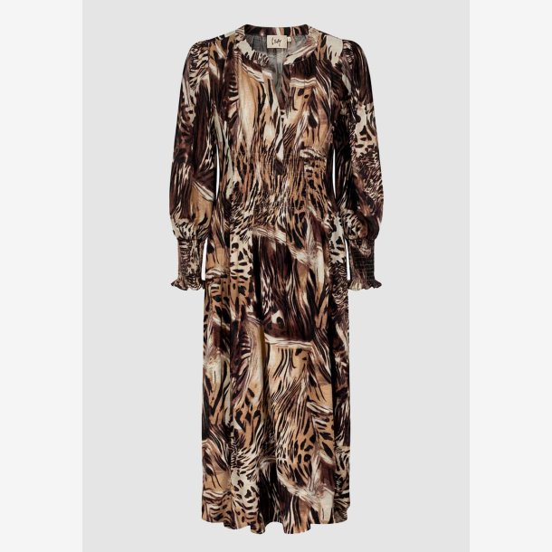 I Say - Ane V-Neck Kjole - Brun M�nster
