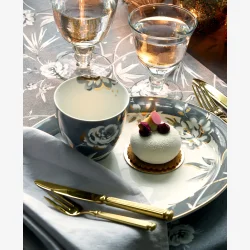 GreenGate Aslaug ovalt serveringsfad L: 25,5 cm.