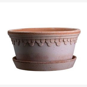 Bergs Potter K�benhavner RAW rosa potte �: 30cm. inkl. undersk�l