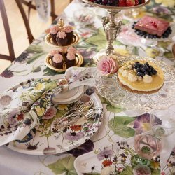 Jim Lyngvild - Hr Serviet Flower Garden 45x45 cm. 