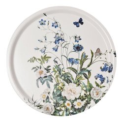 Jim Lyngvild - Rund Bakke Blue Flower Garden : 38cm. 