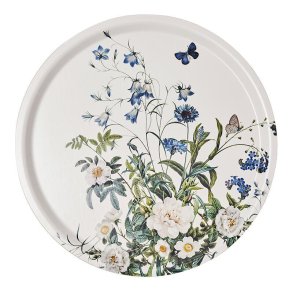 Jim Lyngvild - Rund Bakke Blue Flower Garden : 38cm. 