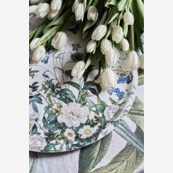 Jim Lyngvild - Rund Bakke Blue Flower Garden : 38cm. 