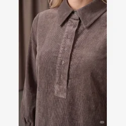I Say - Barbel Corduroy Kjole - Taupe