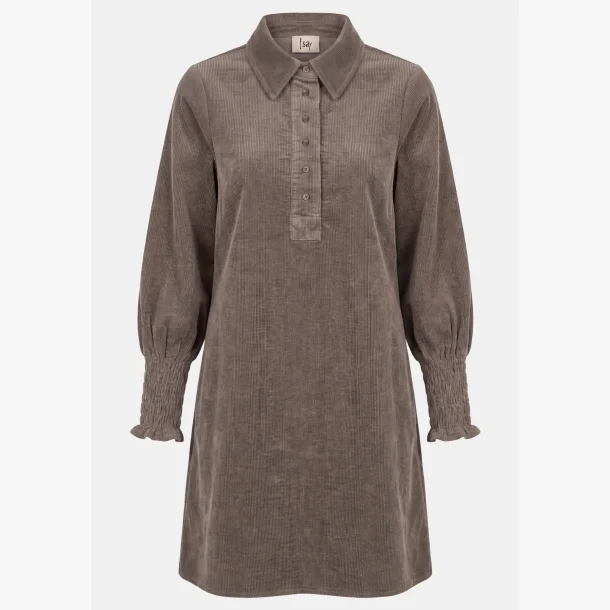I Say - Barbel Corduroy Kjole - Taupe
