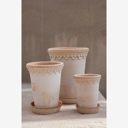 Bergs Potter Kbenhavner RAW rosa rosenpotte : 18cm. inkl. underskl