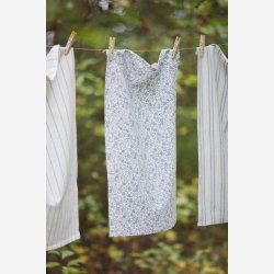 Ib Laursen - Viskestykke Dorothea m/stvbl blomsterranker