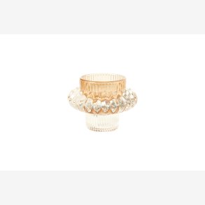 Speedtsberg vendbar lysestage lysebrun D8 H6 cm.