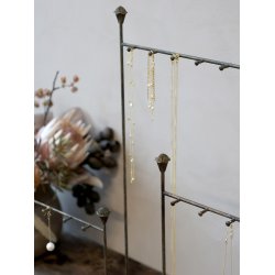 Chic Antique smykkestativ i messing look H65 B33 cm