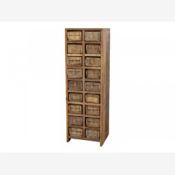 Chic Antique - Grimaud UNIKA Kommode m/18 murstensforme Ca. H122xB34xL39cm.