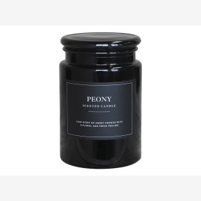 Chic Antique - Lucon Duftlys i apotekerglas 95t. H: 14,5 : 9,5cm. Peony/Pon