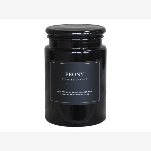 Chic Antique - Lucon Duftlys i apotekerglas 95t. H: 14,5 : 9,5cm. Peony/Pon