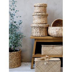 Chic Antique - kurv i vandhyacint flere strrelser