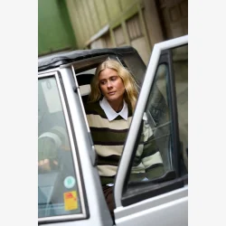 Humble - Ramone Pullover Gr�n Kombi