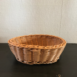 Brdkurv oval natur poly L 21 B 18 H 7 cm