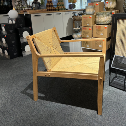 Lnestol i eg &amp; papirsnor 